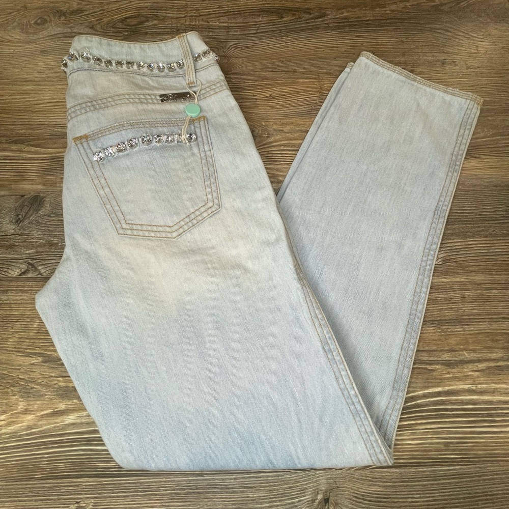 Blumarine Women’s Studded Waist Jeans US Size 8